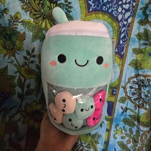 Cute Plush Boba Toy with Mini Plushies